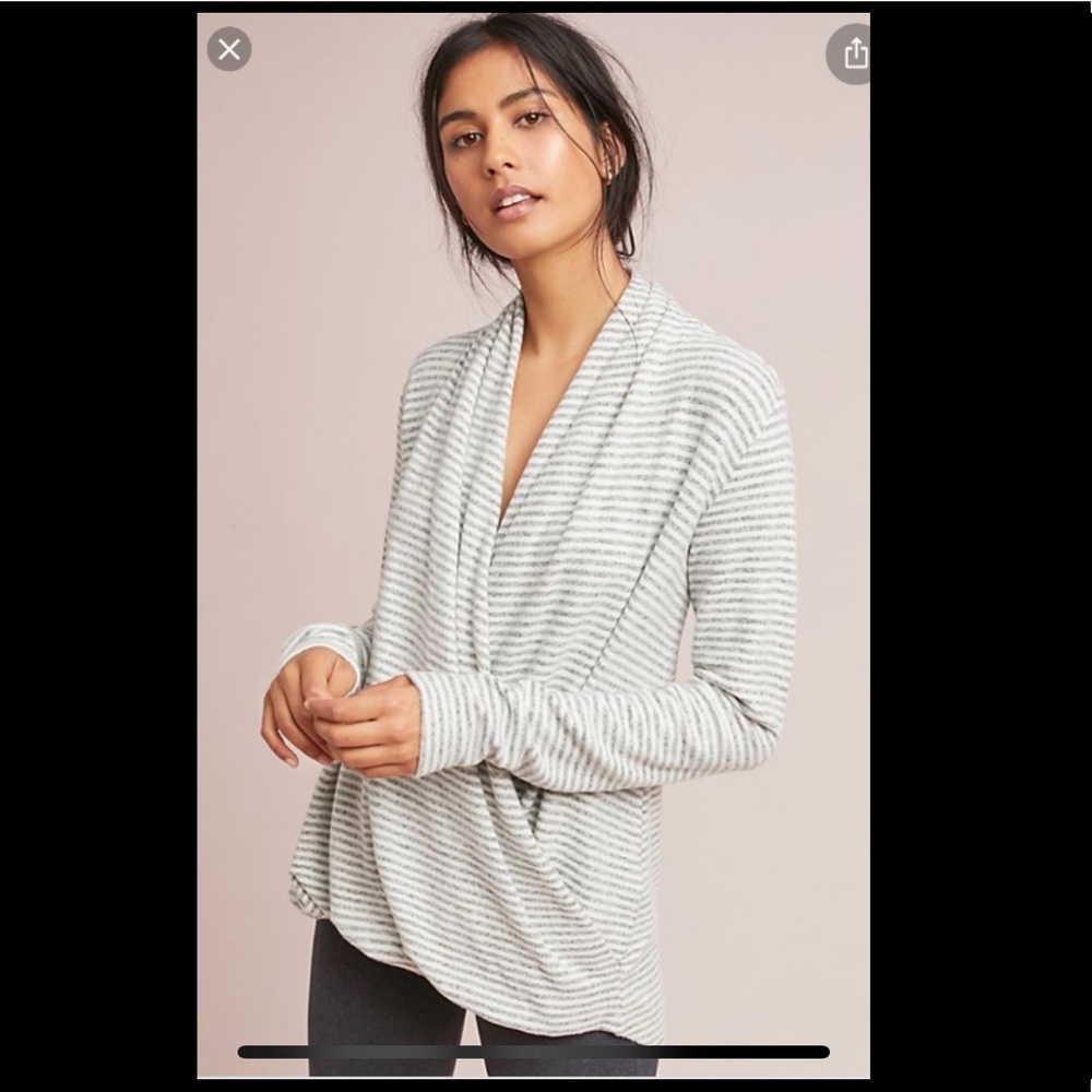 Anthropologie Brushed Fleece too - Sz Sm